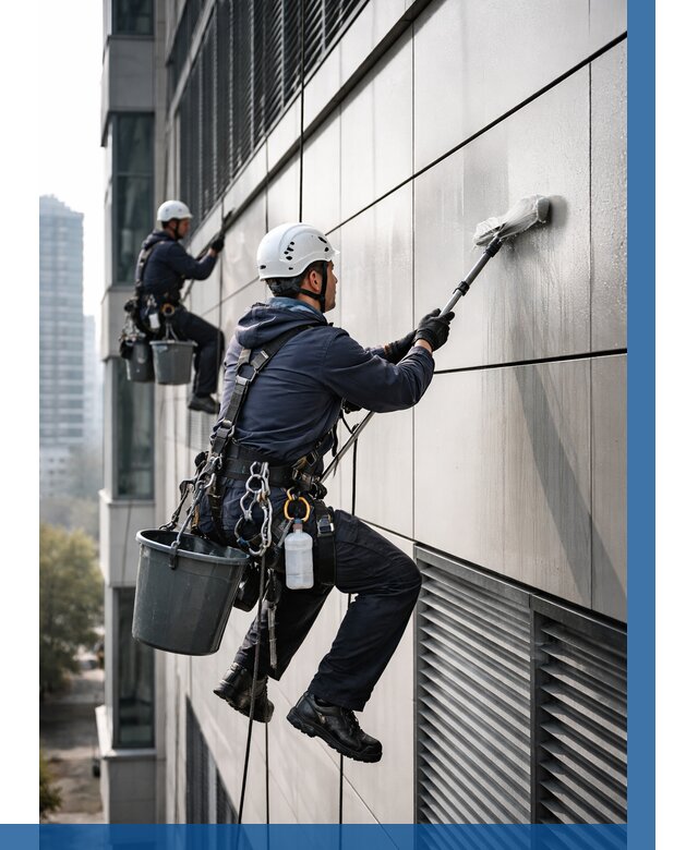 Мойка вентилируемого фасада в Щербинке от 255 р. | ВЫСОТНИК-Щрб