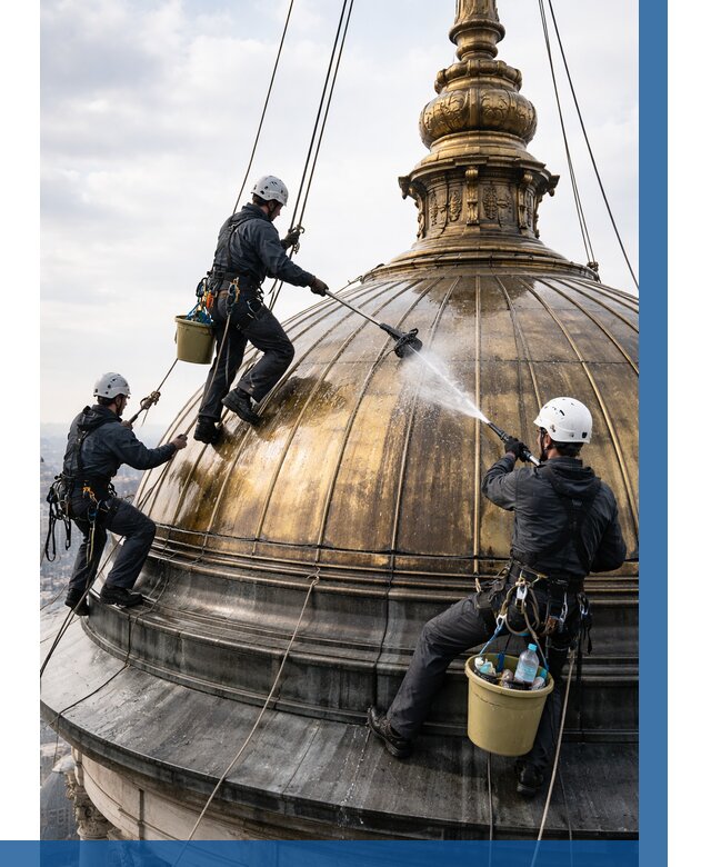 Мойка куполов и шпилей в Щербинке от 8146 р. - заказать | ВЫСОТНИК-Щрб