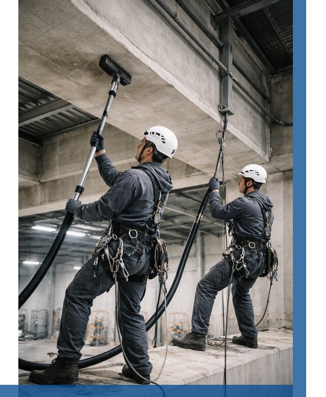 Обеспыливание потолочных конструкций в Щербинке от 255 р. |ВЫСОТНИК-Щрб