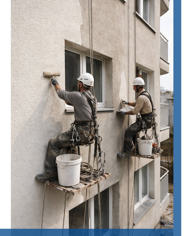 Нанесение короеда на фасад в Щербинке от 458 р. | ВЫСОТНИК-Щрб