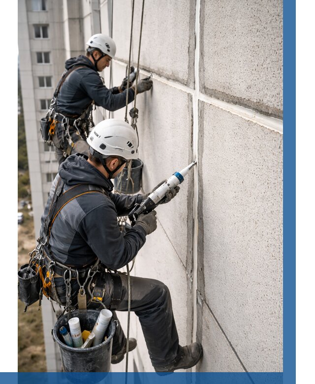 Герметизация межпанельных швов в Щербинке от 713 р. | ВЫСОТНИК-Щрб