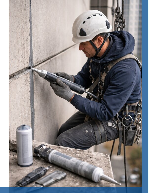 Вторичная герметизация швов в Щербинке от 458 р. | ВЫСОТНИК-Щрб