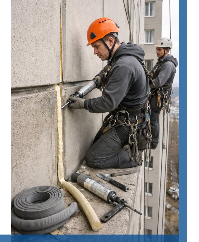 Теплый шов межпанельные швы в Щербинке от 713 р. | ВЫСОТНИК-Щрб