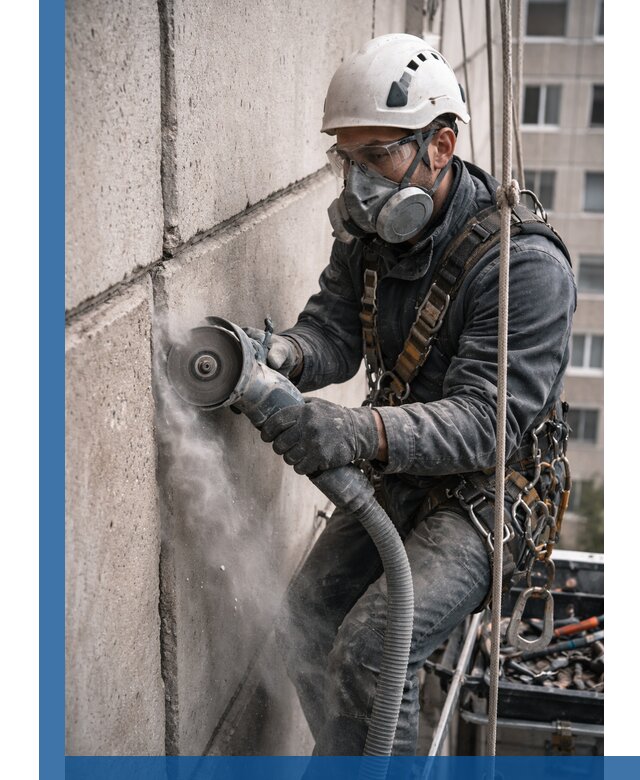 Штробление межпанельных швов в Щербинке качественно и быстро