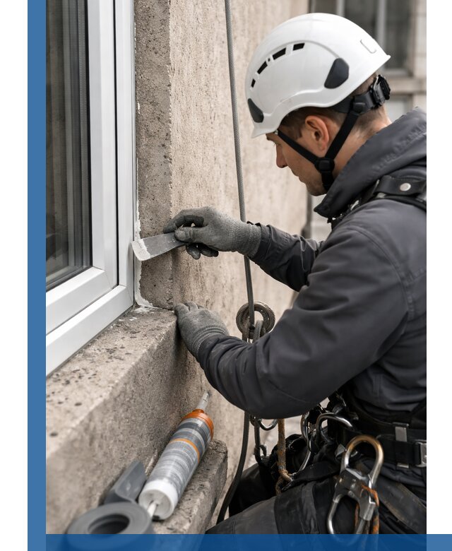 Герметизация монтажных швов окон в Щербинке с гарантией качества