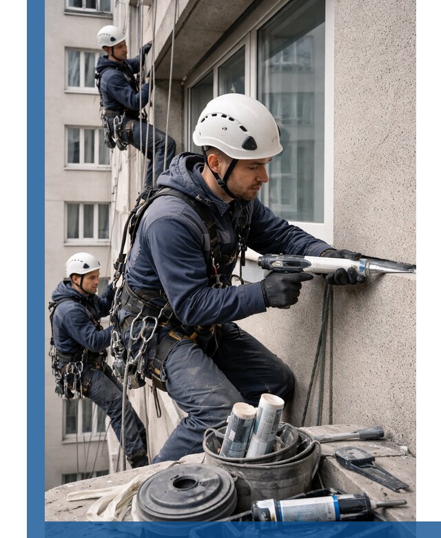 Герметизация швов лоджии в Щербинке профессионально и надежно