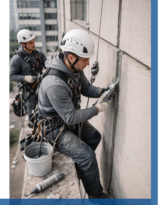 Ремонт деформационных швов здания в Щербинке от 1018 р. | ВЫСОТНИК-Щрб