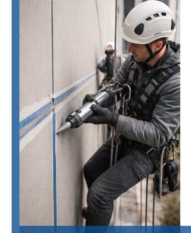 Герметизация стыков фасадных панелей в Щербинке качественно и быстро