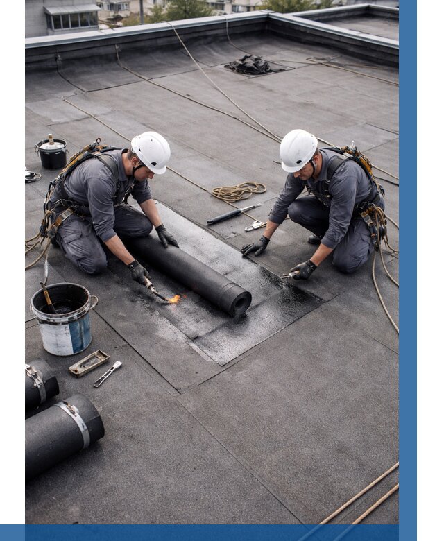 Ремонт мягкой кровли под ключ в Щербинке от 713 р. | ВЫСОТНИК-Щрб