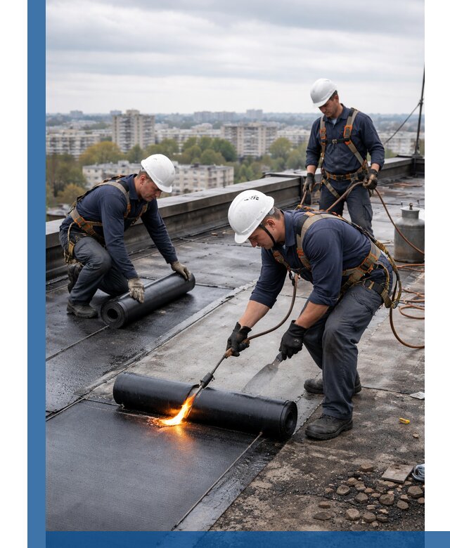 Ремонт наплавляемой кровли в Щербинке качественно и надежно