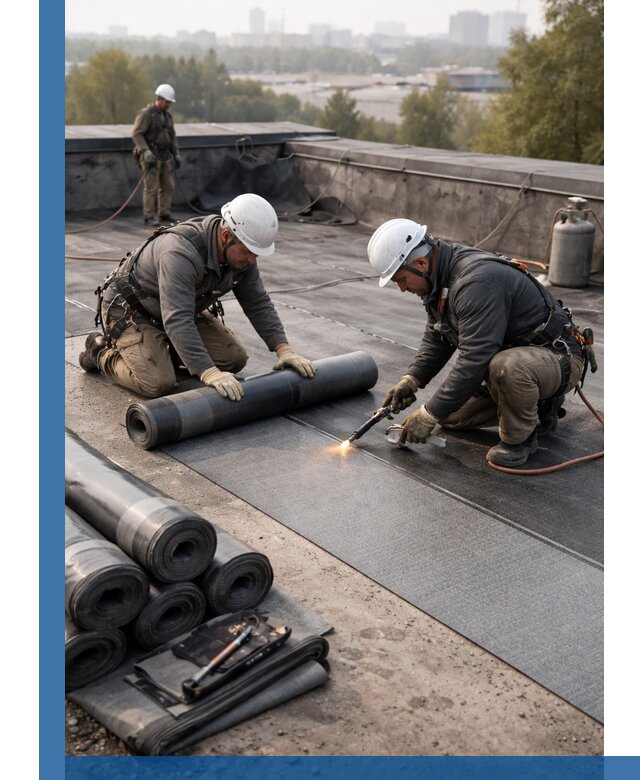 Монтаж мягкой кровли в Щербинке профессионально и надежно