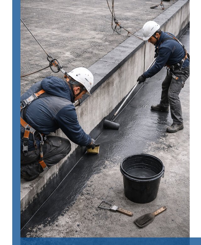 Гидроизоляция кровли жидкой резиной профессионально в Щербинке