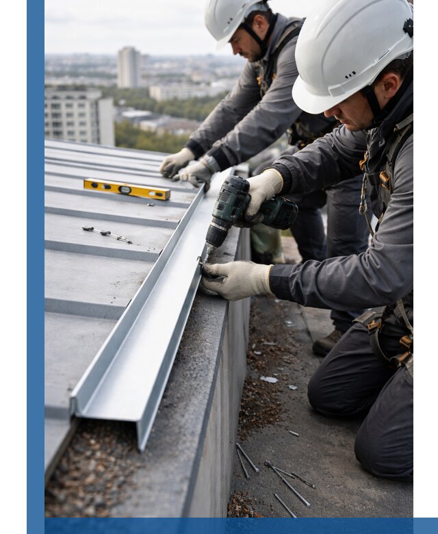 Монтаж капельника на кровле в Щербинке с гарантией качества