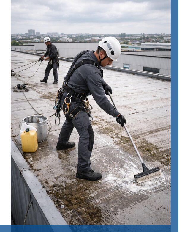 Очистка крыши по графику в Щербинке от 7637 р. | ВЫСОТНИК-Щрб