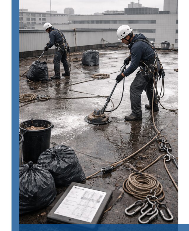 Плановая очистка кровли по графику в Щербинке для безопасности