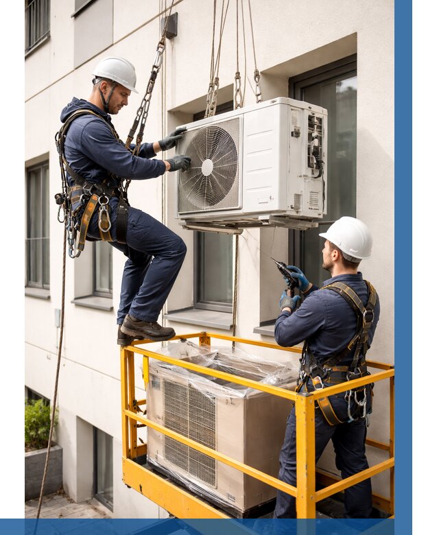 Демонтаж внешнего блока кондиционера в Щербинке от 3564 р. | ВЫСОТНИК-Щрб