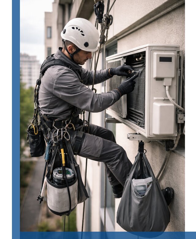 Обслуживание внешнего блока кондиционера в Щербинке профессионально