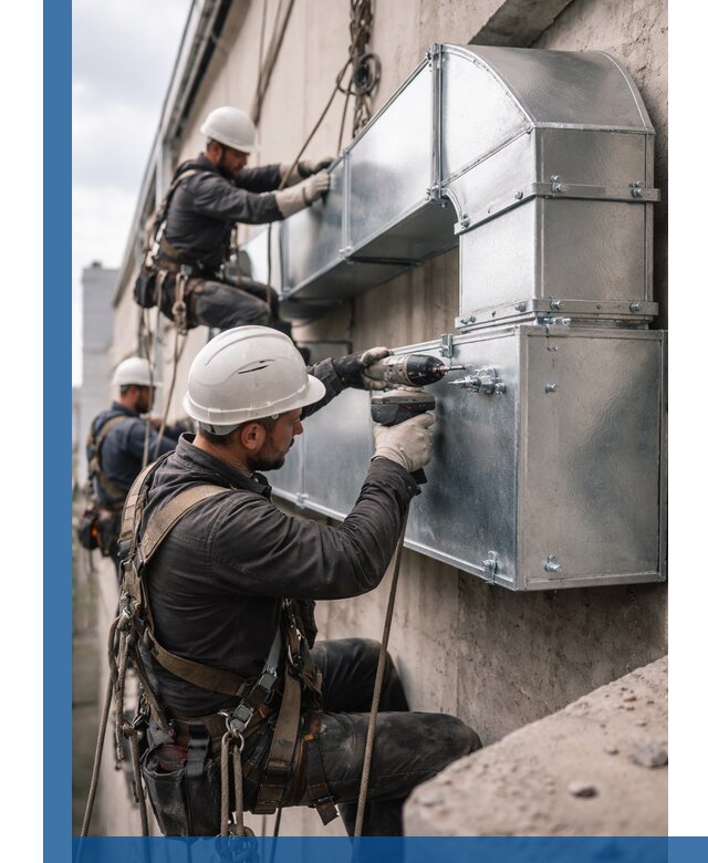 Профессиональный монтаж вентиляционных коробов в Щербинке под ключ