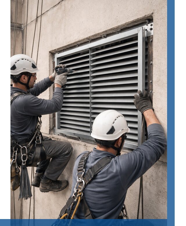 Монтаж вентиляционных решеток в Щербинке от 4582 р. | ВЫСОТНИК-Щрб