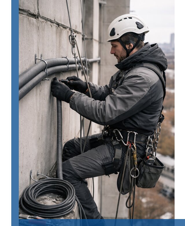 Профессиональный монтаж гофры для кабеля в Щербинке с гарантией