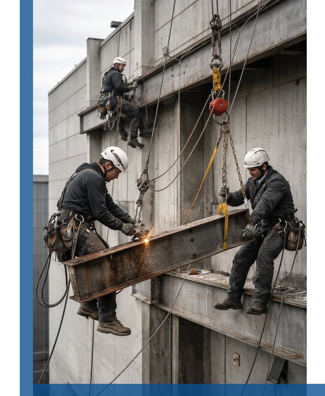 Демонтаж металлоконструкций на высоте в Щербинке под ключ