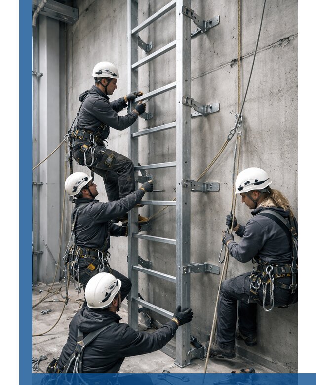 Монтаж металлических лестниц в Щербинке под ключ со гарантией