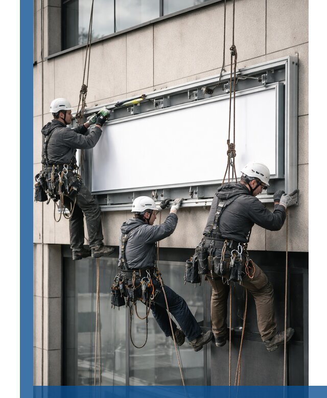 Профессиональный монтаж светового короба под ключ в Щербинке