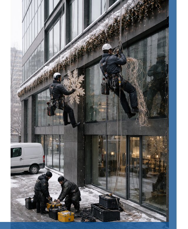 Демонтаж новогоднего оформления в Щербинке от 5600 р. | ВЫСОТНИК-Щрб