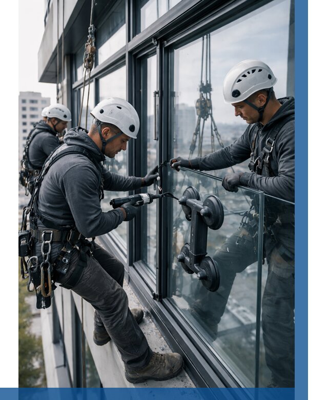 Витражное остекление зданий в Щербинке от 3564 р. | ВЫСОТНИК-Щрб