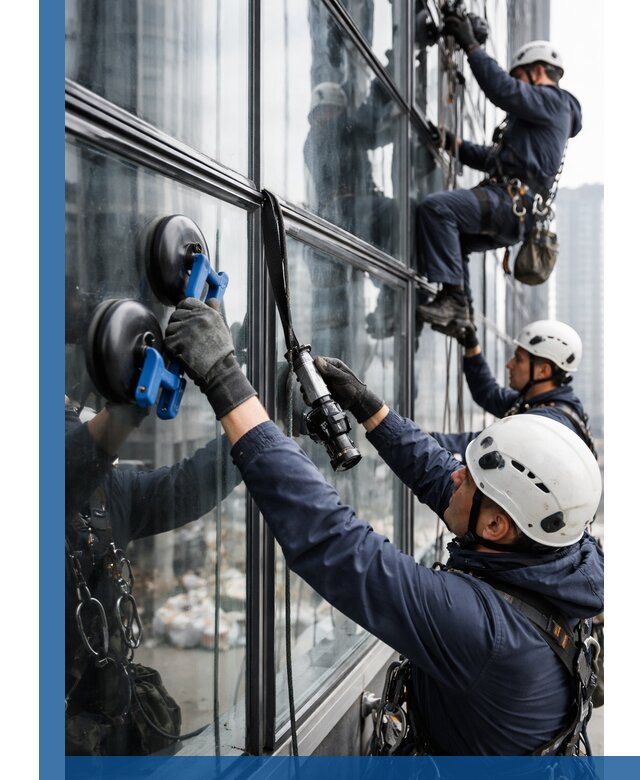 Радиусное остекление фасадов под ключ в Щербинке с гарантиями