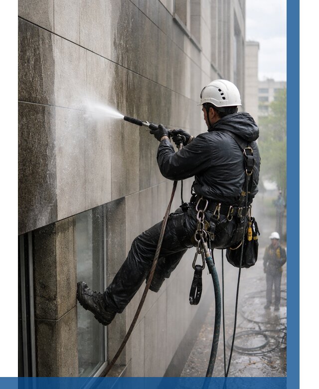 Гидроструйная очистка поверхностей в Щербинке от 865 р. | ВЫСОТНИК-Щрб