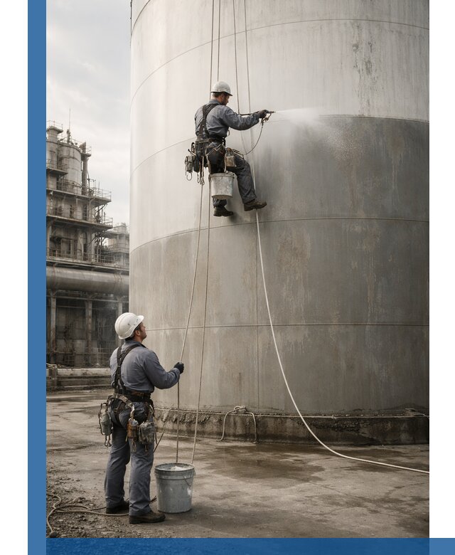 Покраска стальных резервуаров и емкостей в Щербинке профессионально