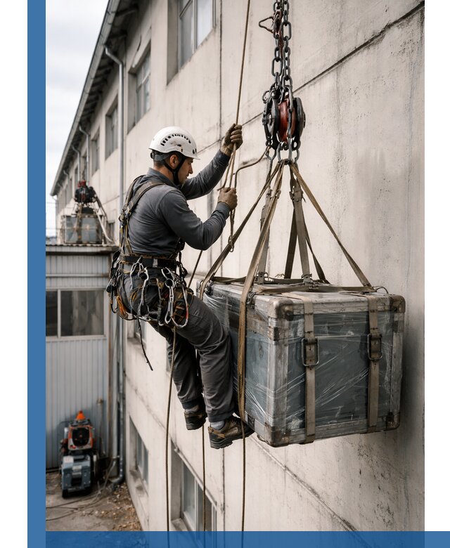 Подъем грузов на высоту в Щербинке для промышленных объектов