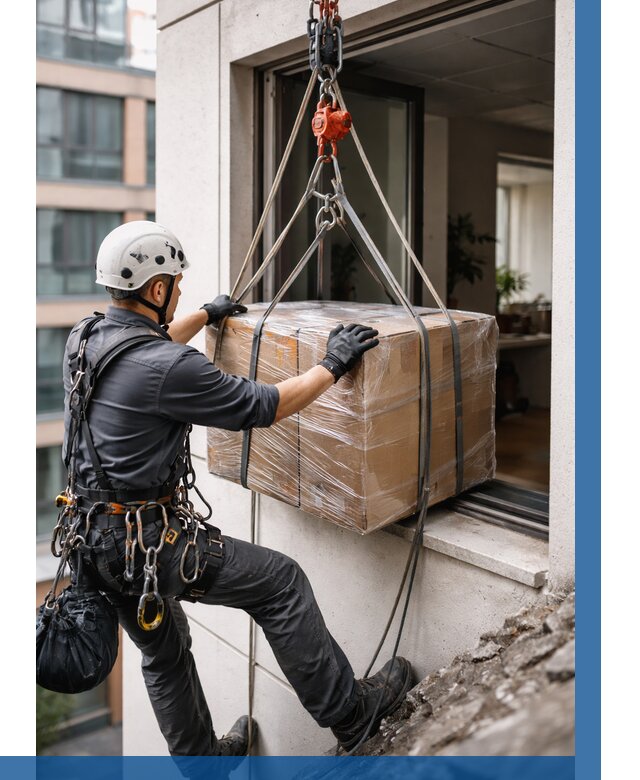 Подъем груза через окно в Щербинке от 4582 р. | ВЫСОТНИК-Щрб