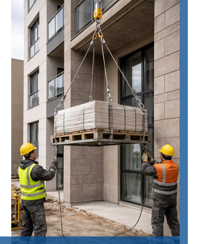 Подъем керамогранита на этаж в Щербинке от 3564 р. | ВЫСОТНИК-Щрб