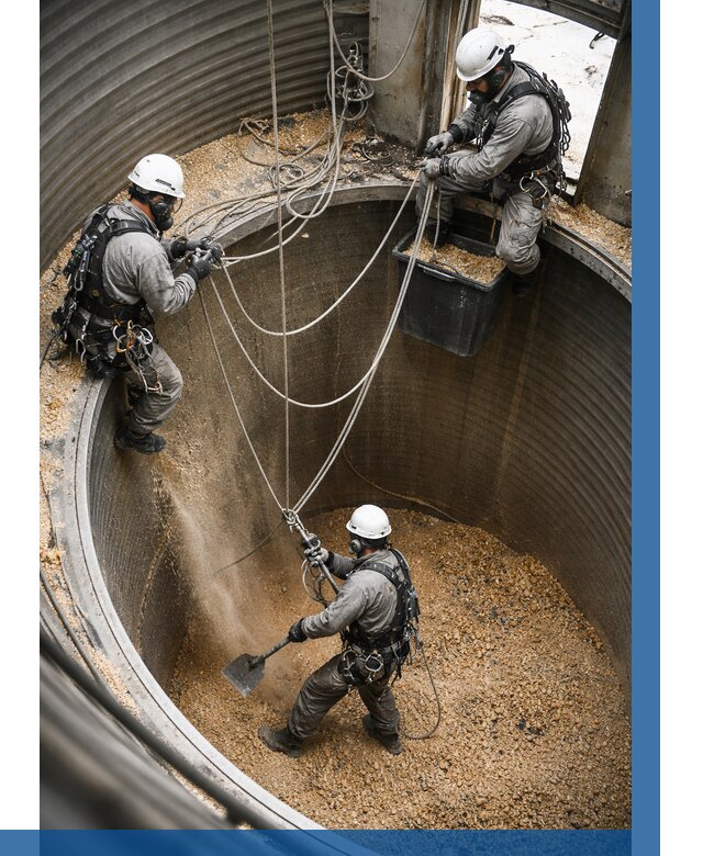 Чистка зерновых бункеров в Щербинке от 12218 р. | ВЫСОТНИК-Щрб