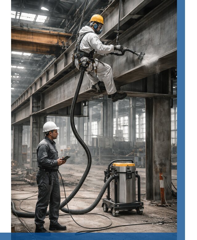 Обеспыливание конструкций в цехе в Щербинке от 4276 р. | ВЫСОТНИК-Щрб