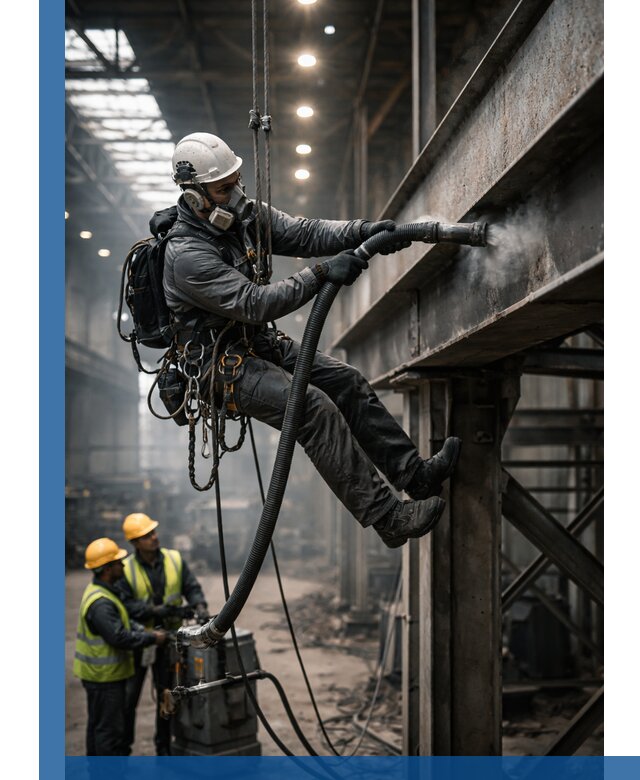 Обеспыливание конструкций в цехах промышленного производства в Щербинке