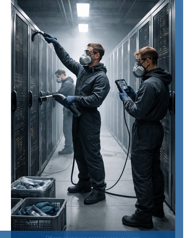 Обеспыливание серверной комнаты в Щербинке от 4582 р. | ВЫСОТНИК-Щрб