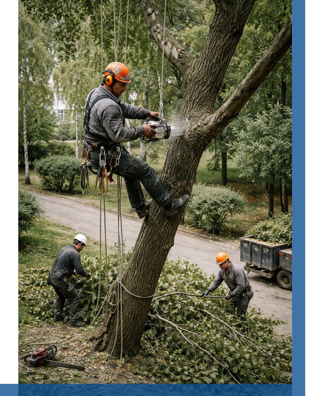 Кронирование деревьев в Щербинке от 6618 р. | ВЫСОТНИК-Щрб