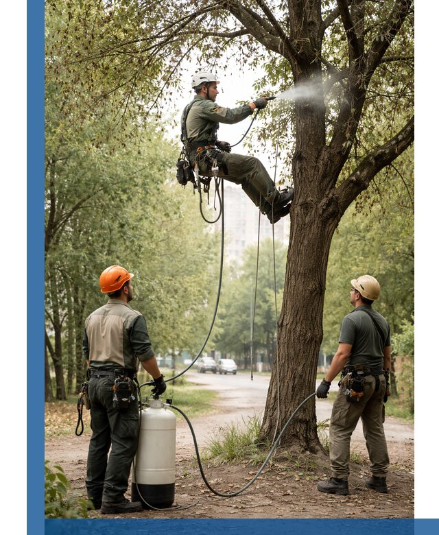 Обработка деревьев от вредителей в Щербинке профессиональная защита