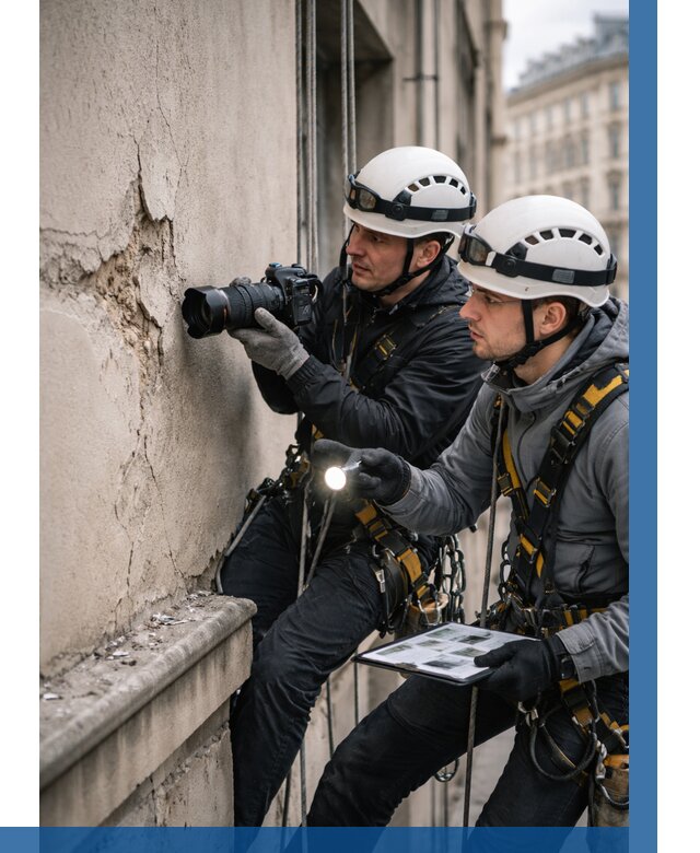 Фотофиксация дефектов фасада в Щербинке от 4582 р. | ВЫСОТНИК-Щрб